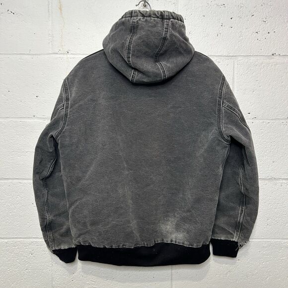 Vintage Carhartt Hooded Active Jacket “Black” WJ130 BLK - Picture 2 of 14